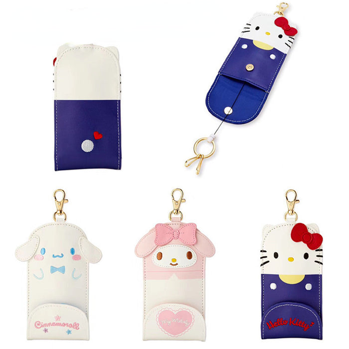 Wholesale Cartoon PU Leather Key Case Portable Retractable Keychain JDC-KC-CYJ004