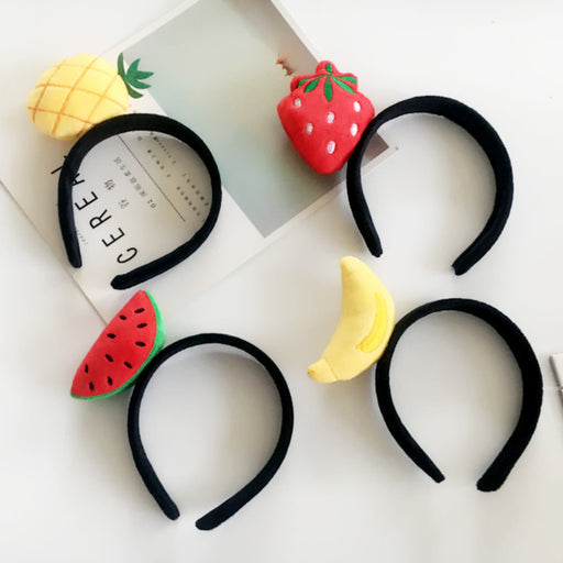 Jewelry WholesaleWholesale small fresh fruit pineapple watermelon headband JDC-HD-Ruir004 Headband 蕊柔 %variant_option1% %variant_option2% %variant_option3%  Factory Price JoyasDeChina Joyas De China