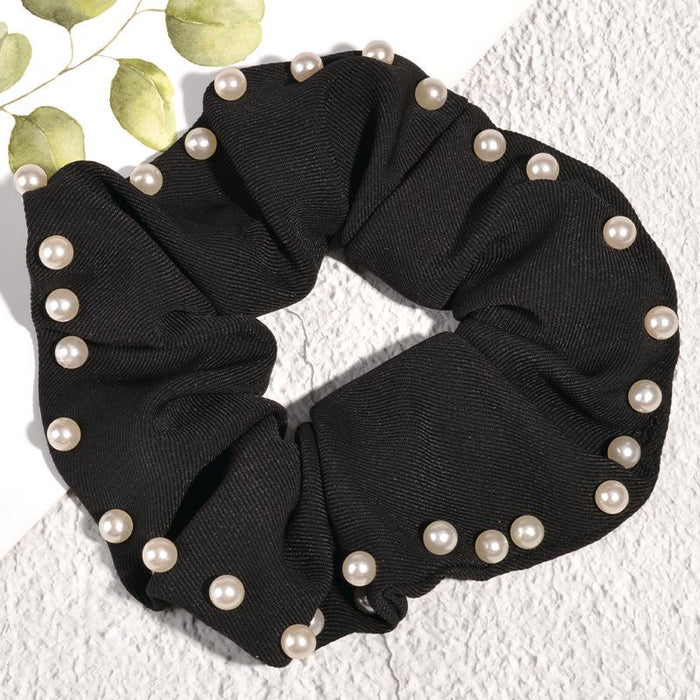 Bulk Jewelry Batch release material pearl Hair Scrunchies JDC-HS-K075 Wholesale factory from China YIWU China