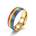 Jewelry WholesaleWholesale titanium steel 18K Gold Plated gay ring JDC-RS-QianF012 Rings 千风 %variant_option1% %variant_option2% %variant_option3%  Factory Price JoyasDeChina Joyas De China