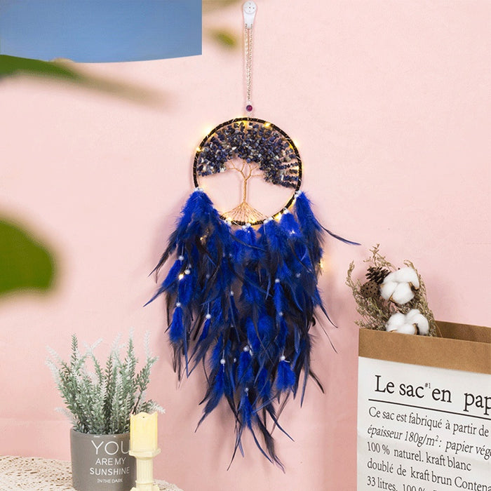 Jewelry WholesaleWholesale Tree of Life Wind Chimes Dreamcatcher MOQ≥2 JDC-DC-MGu017 Dreamcatcher 梦罟 %variant_option1% %variant_option2% %variant_option3%  Factory Price JoyasDeChina Joyas De China