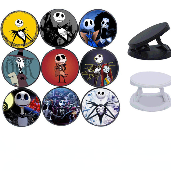 Wholesale GripsTPU Halloween Skull Retractable Folding Phone Holder MOQ≥2 (M) JDC-PS-XinYY001