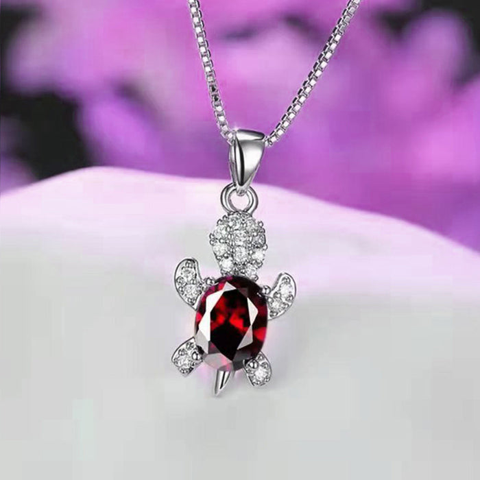 Wholesale Necklaces Alloy Cartoon Turtle Kids Rhinestones JDC-NE-JYS058