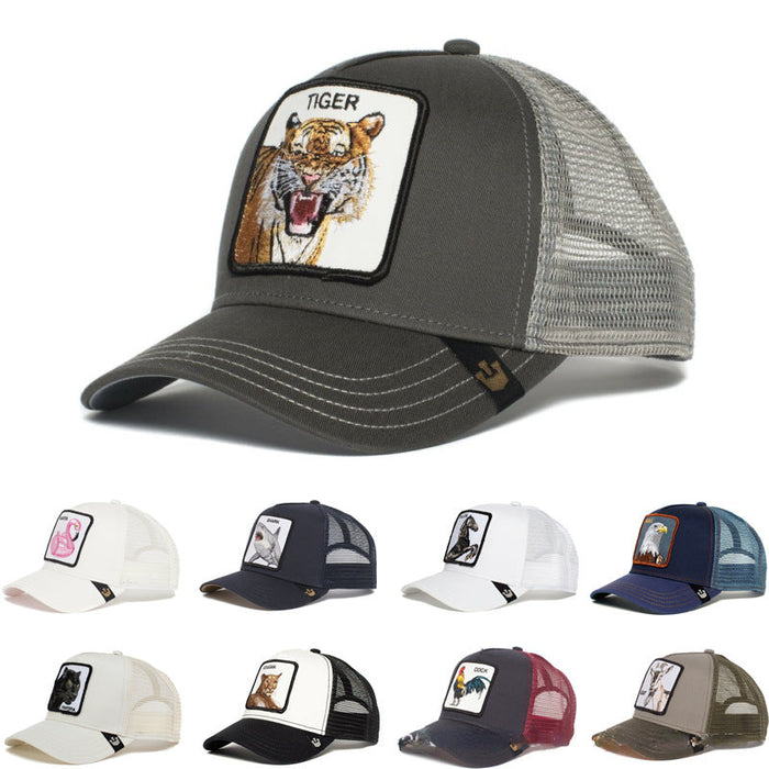 Wholesale Animal Hat Cotton Baseball Cap Mesh Trucker Caps JDC-FH-JieY001