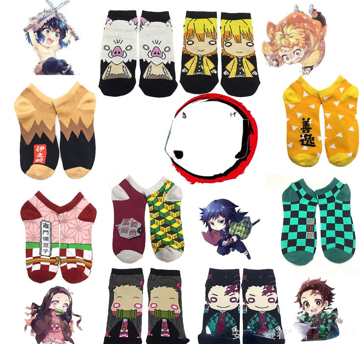 Jewelry WholesaleWholesale cartoon around male and female student socks  MOQ≥3 JDC-SK-MMan001 Sock 漫漫 %variant_option1% %variant_option2% %variant_option3%  Factory Price JoyasDeChina Joyas De China