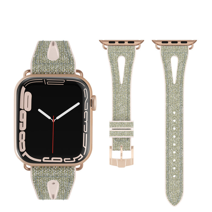 Wholesale Watch Strap Apple Apple Iwatch7 Strap Chameleon Silicone Strap JDC-WD-LingY001