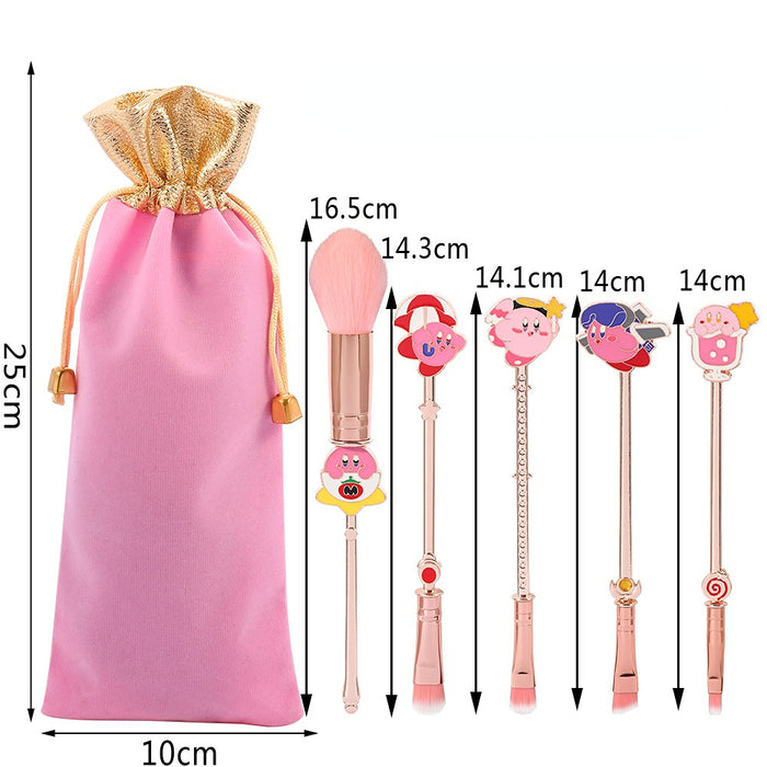 Wholesale Cartoon Artificial Fiber Makeup Brush Set (M) MOQ≥3 JDC-MB-GYu007