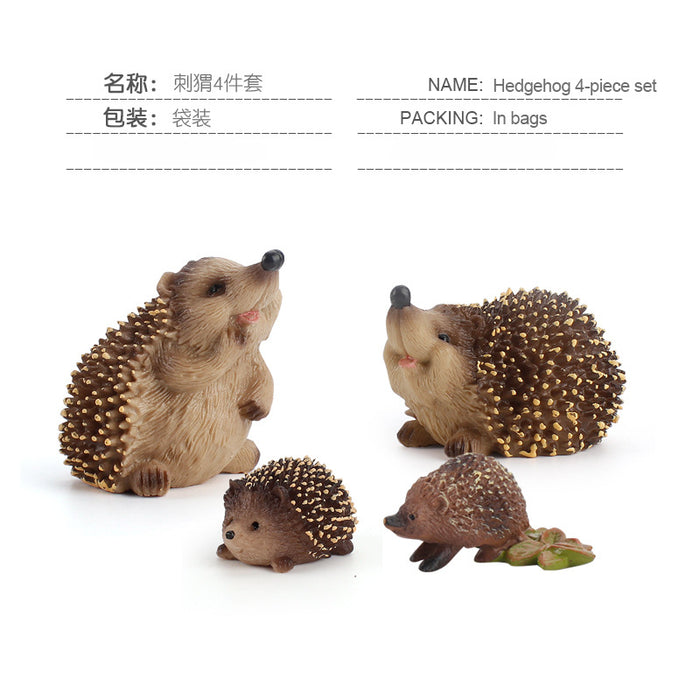 Wholesale Ornament Hedgehog Model PVC JDC-OS-BoLing001