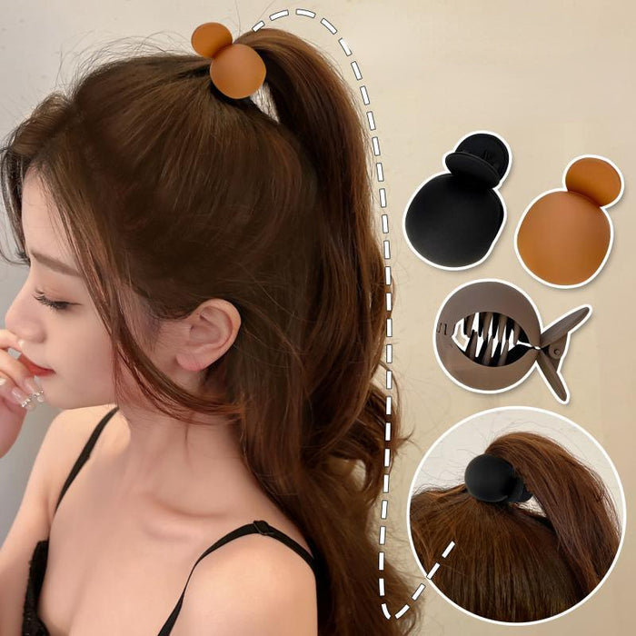 Wholesale Round Grab Clip High Ponytail Fixing Artifact Hair Clip JDC-HC-tengZ004