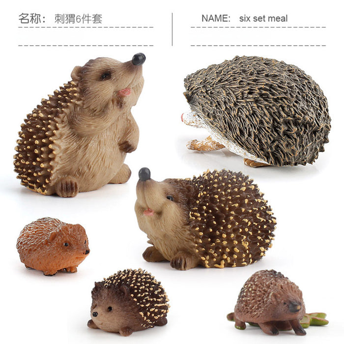 Wholesale Ornament Hedgehog Model PVC JDC-OS-BoLing001