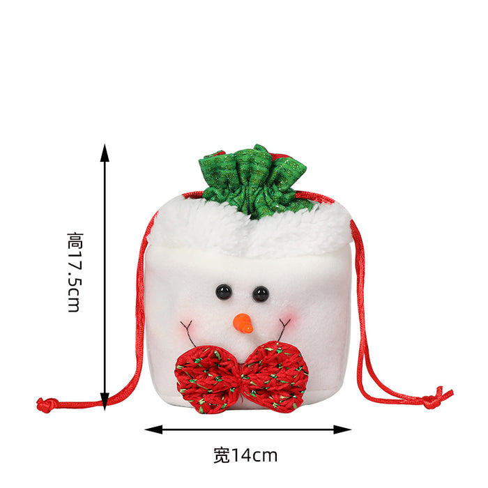 Wholesale Gift Box Christmas Apple Bag Round Bunch Mouth Gift Bag MOQ≥2 JDC-GB-QiaoC002