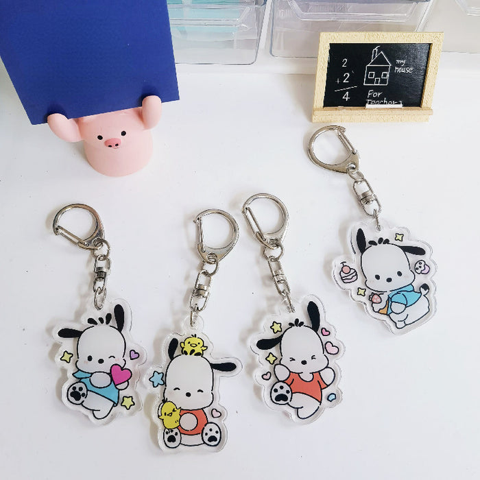 Wholesale Keychain Acrylic Cute Cartoon Pendant MOQ≥2 (S) JDC-KC-ChuangYin010