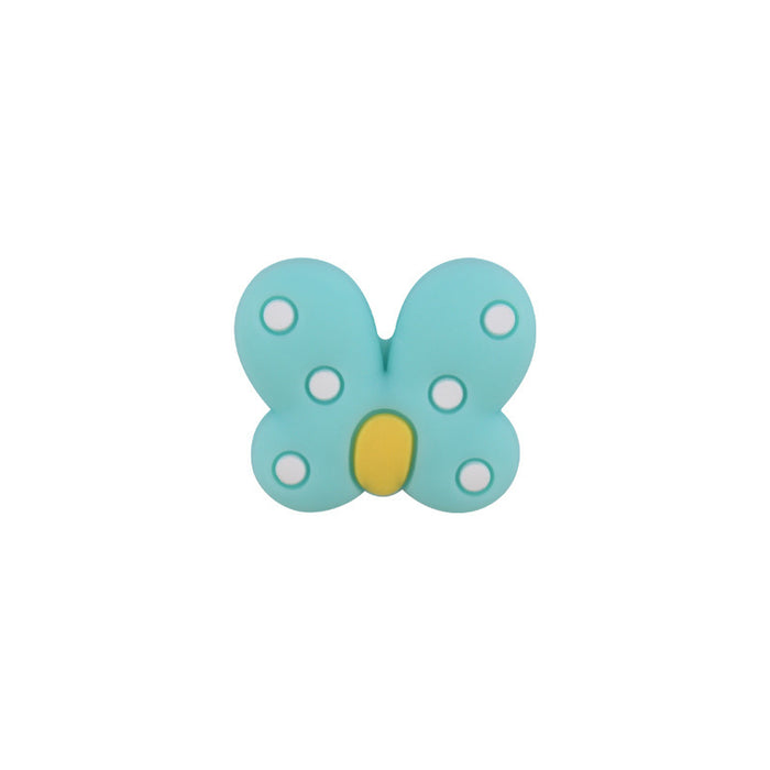 Wholesale 28MM Cartoon Silicone Butterfly Beads JDC-BDS-Baoqin012