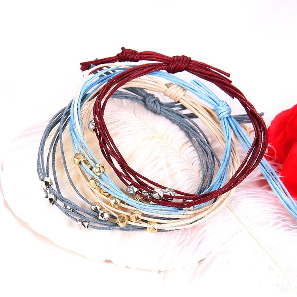 Jewelry WholesaleWholesale cotton rope Beaded multicolor Bracelet JDC-BT-DaiR010 Bracelet 黛仁 %variant_option1% %variant_option2% %variant_option3%  Factory Price JoyasDeChina Joyas De China