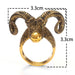 Jewelry WholesaleWholesale sheep head electroplating alloy ring JDC-RS-MiMeng037 Rings 米萌 %variant_option1% %variant_option2% %variant_option3%  Factory Price JoyasDeChina Joyas De China