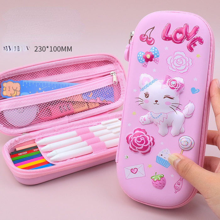 Wholesale pencil case EVA cartoon pencil case JDC-PC-mumiao001