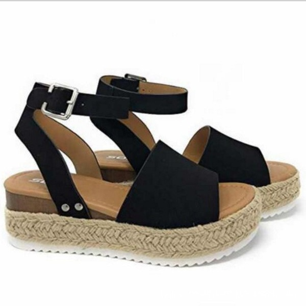 Jewelry WholesaleWholesale Large Size Faux PU Snake Wedge Sandals Slippers JDC-SP-Hongw001 Slippers 鸿玮 %variant_option1% %variant_option2% %variant_option3%  Factory Price JoyasDeChina Joyas De China