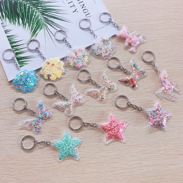 Jewelry WholesaleWholesale PVC Sequin key chain MOQ ≥ 10 JDC-KC-YZ013 Keychains 永泽 %variant_option1% %variant_option2% %variant_option3%  Factory Price JoyasDeChina Joyas De China