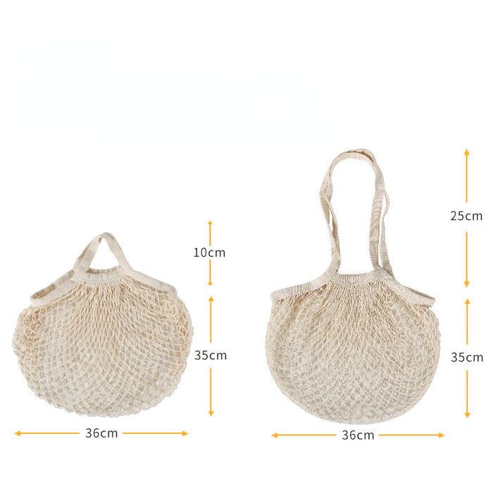 Wholesale Decoration Tote Bag Cotton Supermarket Vegetable and Fruit Net Pocket MOQ≥2 JDC-HB-ShenT001