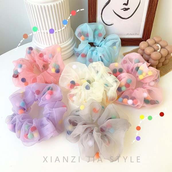 Jewelry WholesaleWholesale cloth leather band color hair circle JDC-HS-H421 Hair Scrunchies 妙德 %variant_option1% %variant_option2% %variant_option3%  Factory Price JoyasDeChina Joyas De China