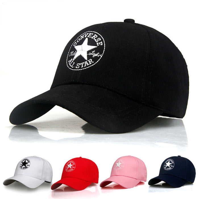 Wholesale Hat Cotton Pentagram Embroidered Casual Peaked Cap (F) JDC-FH-XiangLu001