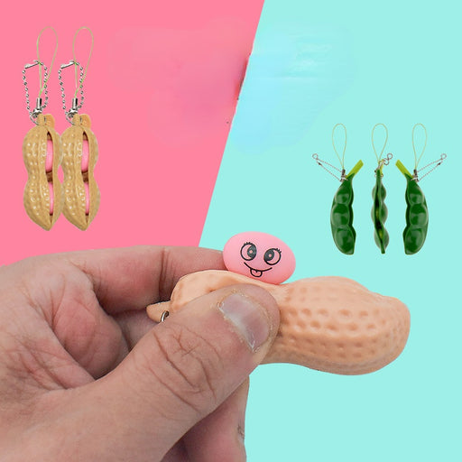 Jewelry WholesaleWholesale Silicone Squeeze Peanut Decompression Toys JDC-FT-ZhuoJia013 fidgets toy 卓佳 %variant_option1% %variant_option2% %variant_option3%  Factory Price JoyasDeChina Joyas De China