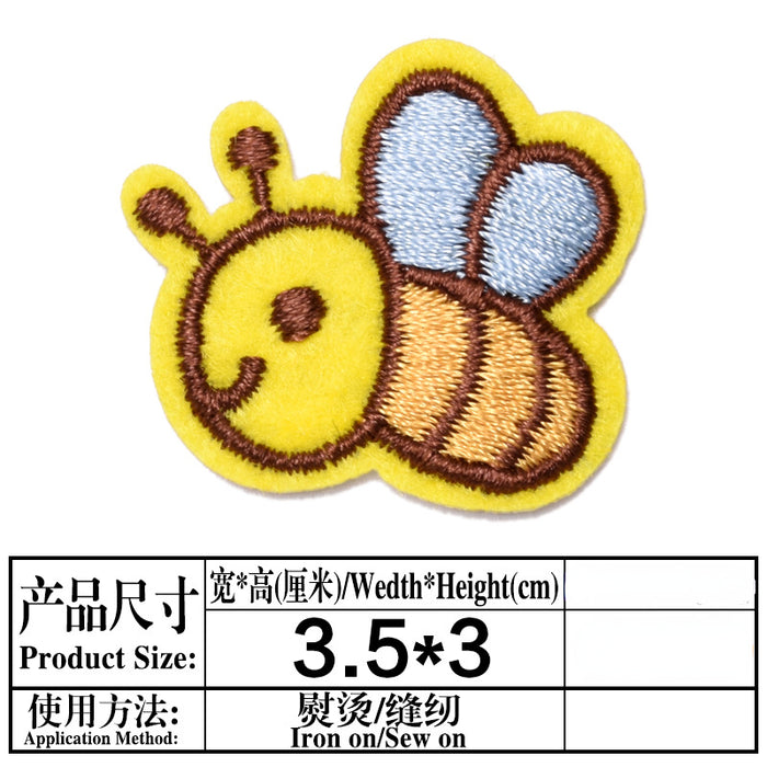 Wholesale Embroidered Cloth Stickers Cartoon (M) JDC-EBY-Lide003