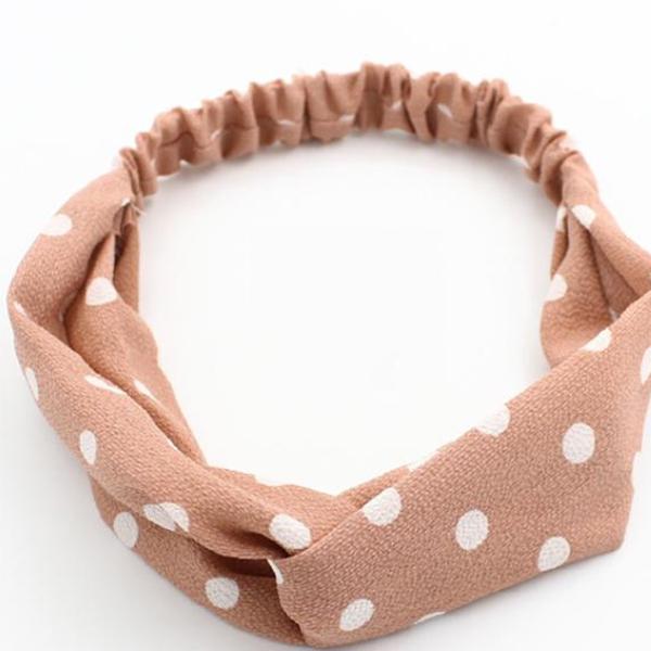 Bulk Jewelry Cross hair band simple elastic wash hair accessories hair band floral fabric hair band wholesale JDC-HD-h018 Wholesale factory from China YIWU China