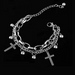 Jewelry WholesaleWholesale cross titanium steel bracelet JDC-BT-LeM008 Bracelet 乐觅 %variant_option1% %variant_option2% %variant_option3%  Factory Price JoyasDeChina Joyas De China