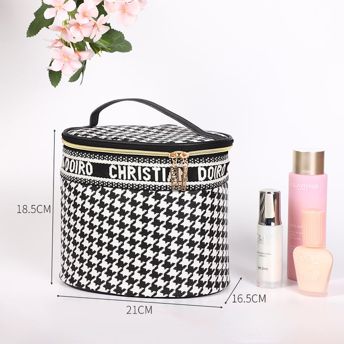 Wholesale storage bag pu large capacity portable cosmetic bag MOQ≥3 JDC-SB-Xiha002