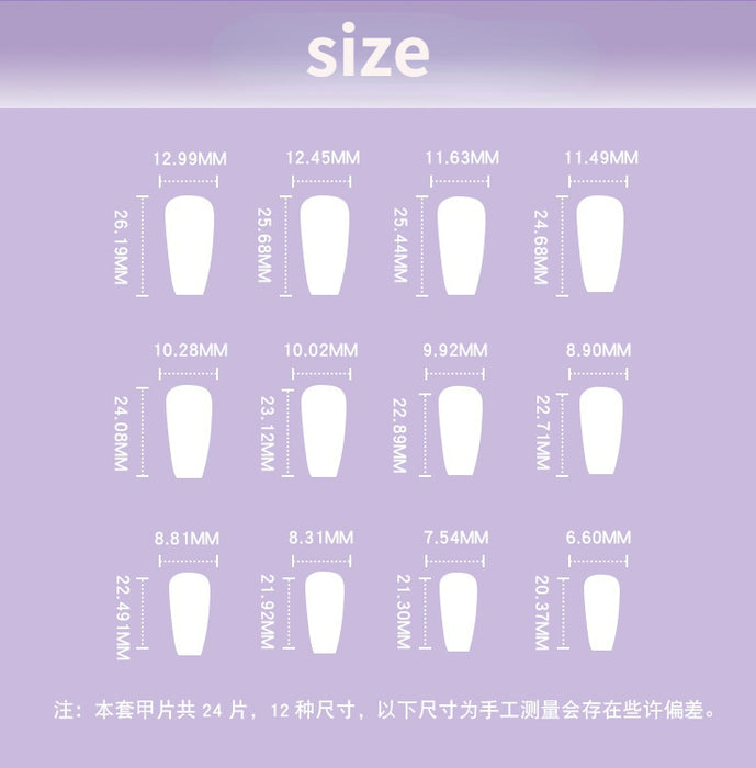 Jewelry WholesaleWholesale Wearing Nail Manicure Plastic Nail Stickers Set JDC-NS-LFan001 Nail Stickers 乐畈 %variant_option1% %variant_option2% %variant_option3%  Factory Price JoyasDeChina Joyas De China