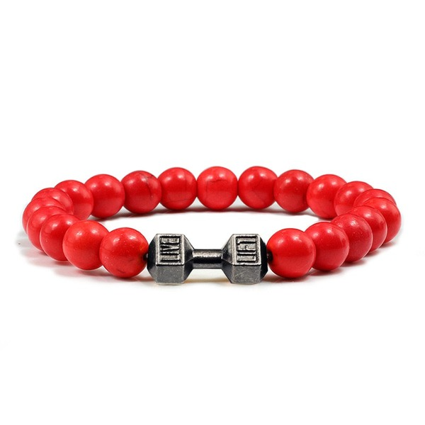 Jewelry WholesaleWholesale natural stone dumbbell Bracelet JDC-BT-JiuJ006 Bracelet 九江 %variant_option1% %variant_option2% %variant_option3%  Factory Price JoyasDeChina Joyas De China