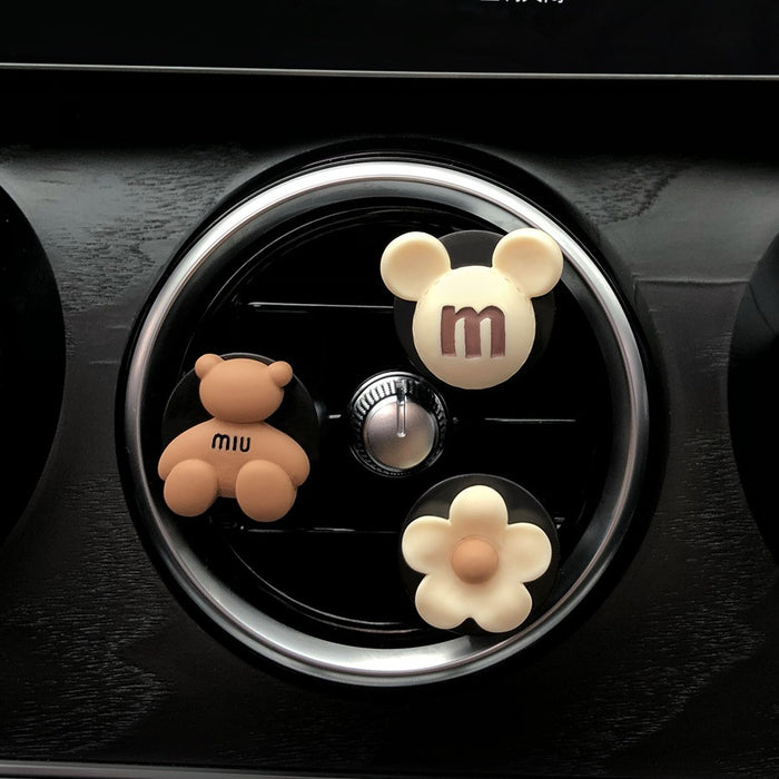 Wholesale Car Air Conditioner Outlet Aromatherapy Resin Cute Bear MOQ≥2 JDC-CA-Hyy001