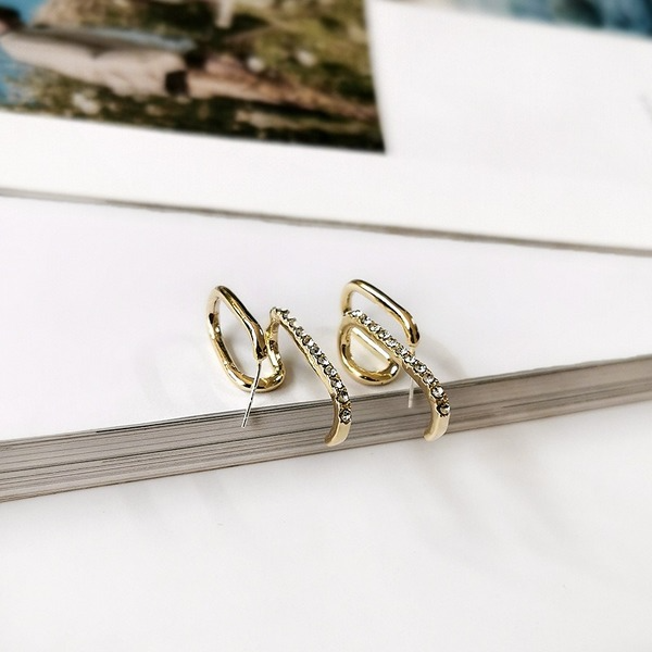 Jewelry WholesaleWholesale plated alloy earrings JDC-ES-Linh009 Earrings 麟凰 %variant_option1% %variant_option2% %variant_option3%  Factory Price JoyasDeChina Joyas De China