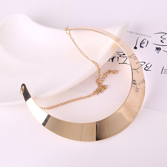 Wholesale Necklace Punk metal exaggerated collar JDC-NE-SUREN001