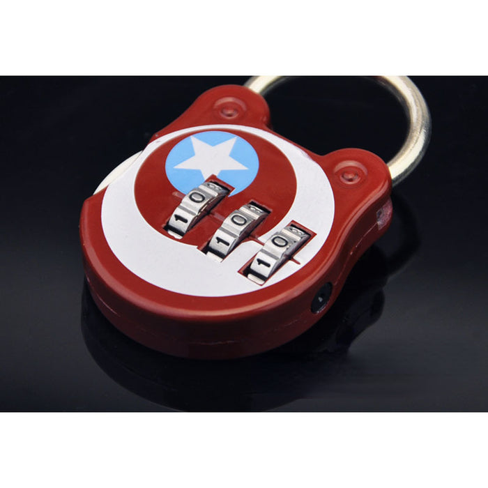 Wholesale Random Cartoon Zinc Alloy Combination Lock (F) JDC-LC-JinYi002