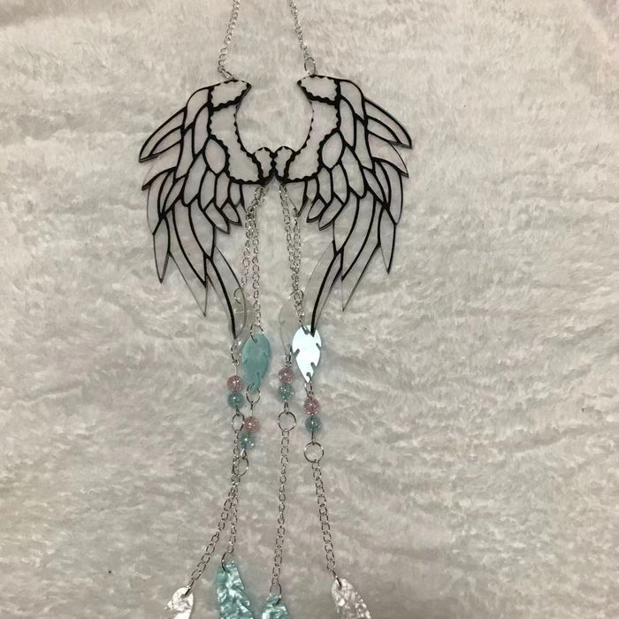 Wholesale pendant angel wings wind chime pendant MOQ≥2 JDC-DC-MinD005