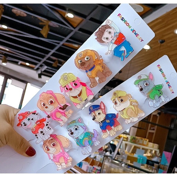 Wholesale Hair Clips Acrylic Kids Animation Cartoon 10pcs (M) JDC-HC-KaiC002