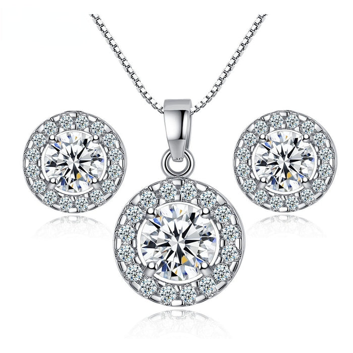 Jewelry WholesaleWholesale crown necklace earring set JDC-NE-MiMeng021 Necklaces 米萌 %variant_option1% %variant_option2% %variant_option3%  Factory Price JoyasDeChina Joyas De China