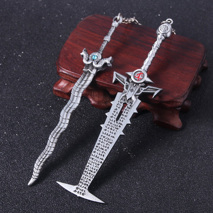 Wholesale Keychain Zinc Alloy Sword Pendant JDC-KC-MM014