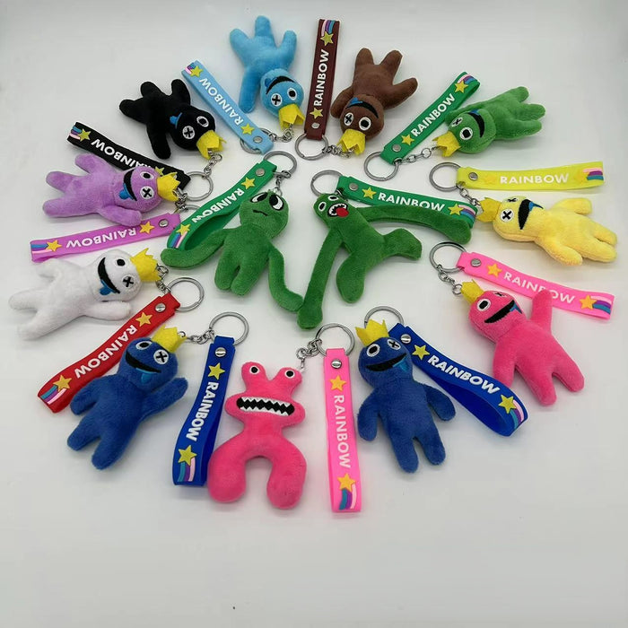 Wholesale Keychains Soft Toy Rainbow Cute Cartoon (M) MOQ≥5 JDC-KC-TaiXu001