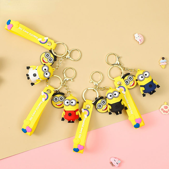 Wholesale Cartoon Silicone Doll Keychain JDC-KC-BXin004