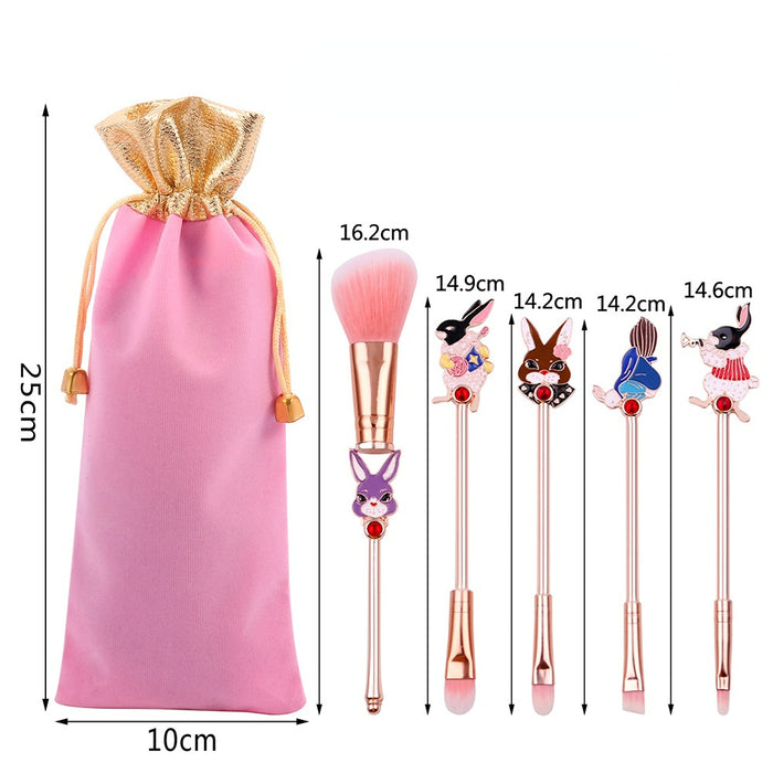 Wholesale Cartoon Man-made Fiber Makeup Brush Set (M) MOQ≥3 JDC-MB-GYu010