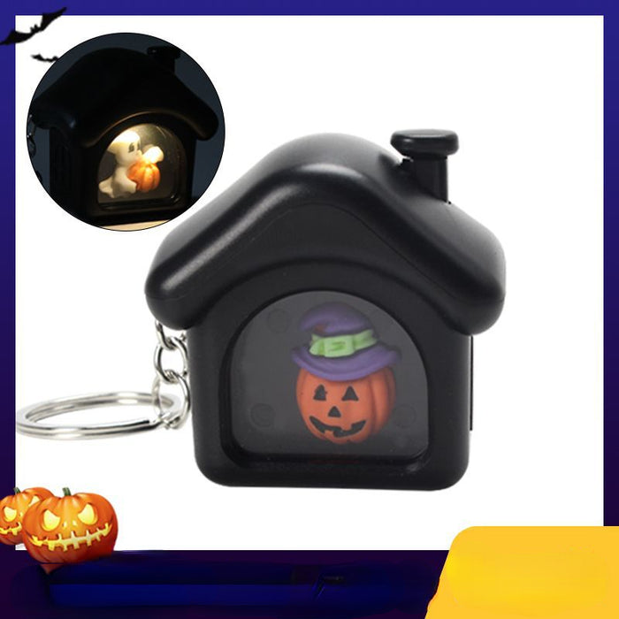 Wholesale Pumpkin Keychain Glowing Ornament MOQ≥5 JDC-KC-KaiZ001