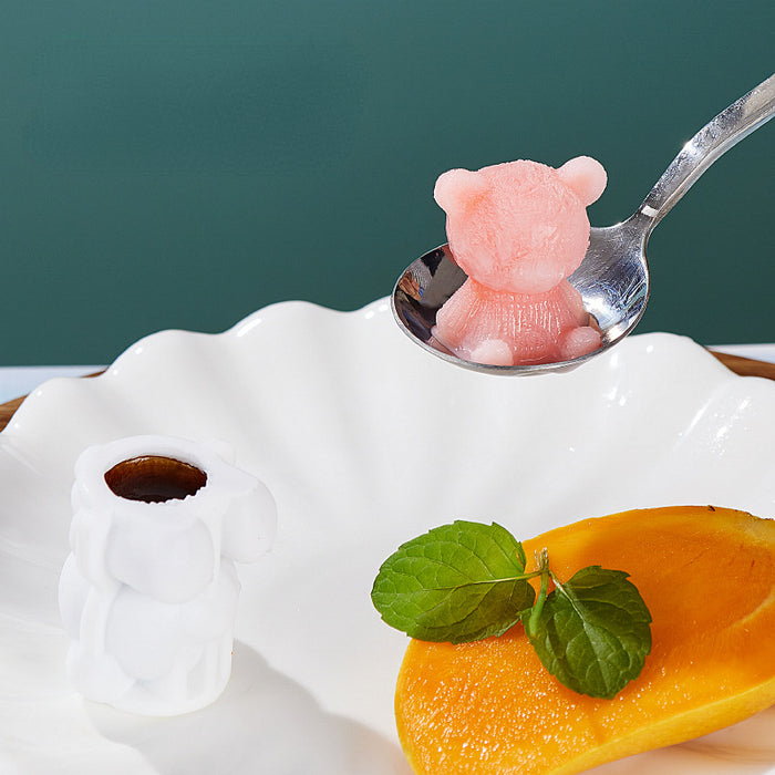 Wholesale Bear Ice Cube Mold TPR Silicone Ice Tray MOQ≥2 JDC-IT-JMao001