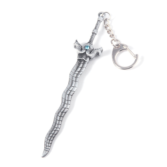 Wholesale Keychain Zinc Alloy Sword Pendant JDC-KC-MM014