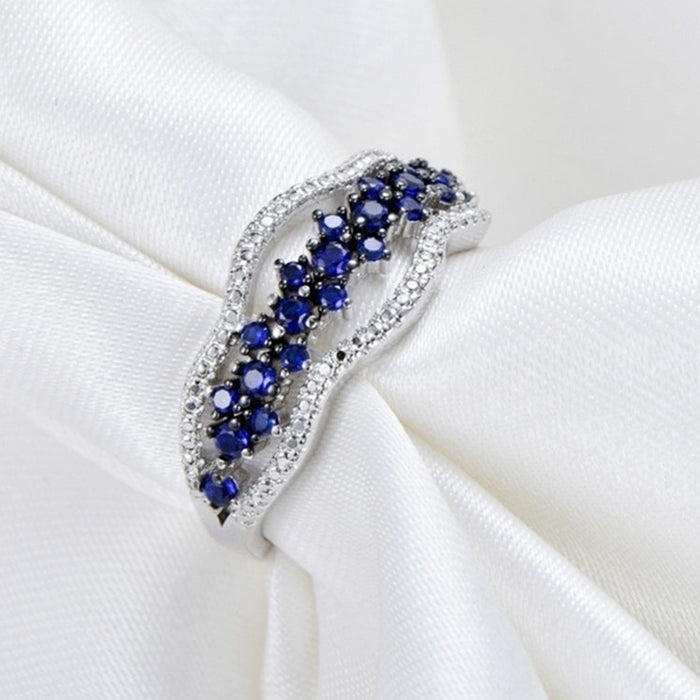 Jewelry WholesaleWholesale Sapphire Zircon Alloy Rings JDC-RS-MiMeng051 Rings 米萌 %variant_option1% %variant_option2% %variant_option3%  Factory Price JoyasDeChina Joyas De China