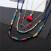 Jewelry WholesaleWholesale boho turquoise tassel multilayer necklace JDC-NE-ZhuJ005 necklaces 诛积 %variant_option1% %variant_option2% %variant_option3%  Factory Price JoyasDeChina Joyas De China