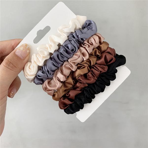 Bulk Jewelry Elegant satin hair Scrunchies wholesale JDC-HS-h001 Wholesale factory from China YIWU China