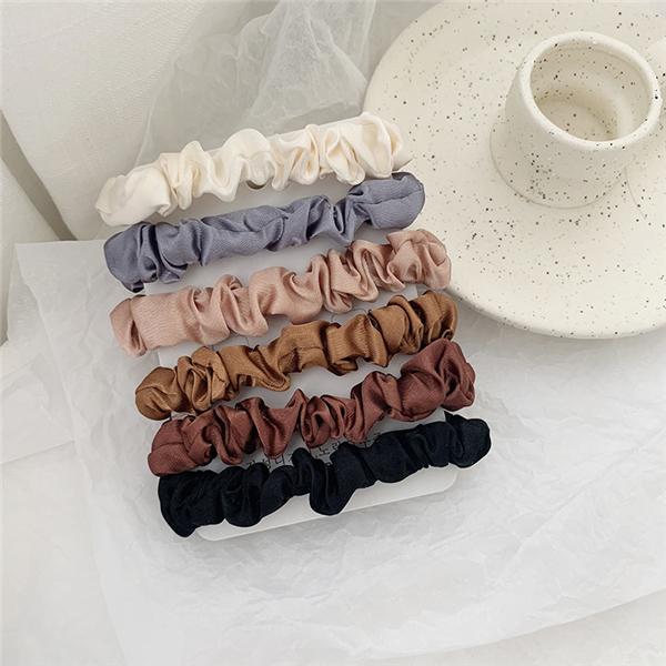 Bulk Jewelry Elegant satin hair Scrunchies wholesale JDC-HS-h001 Wholesale factory from China YIWU China